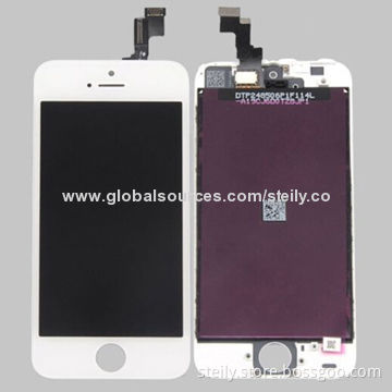 New Replacement White Front Housing LCD Display Touch Digitizer Screen Assembly for iPhone 5S